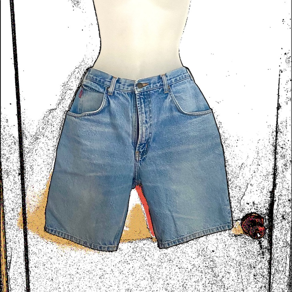 Vintage Bugle Boy jean shorts